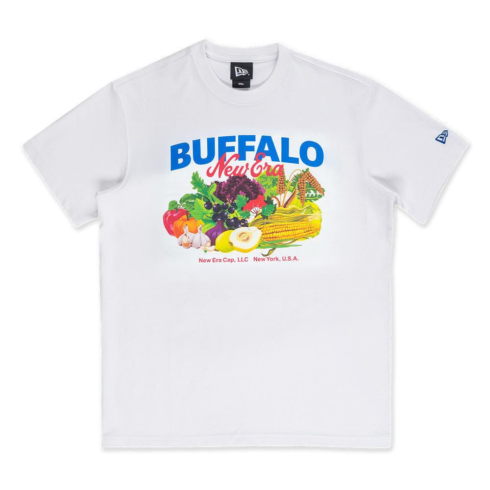 New Era Graphic Harvest Merch White COOLERA Short Sleeve T-Shirt