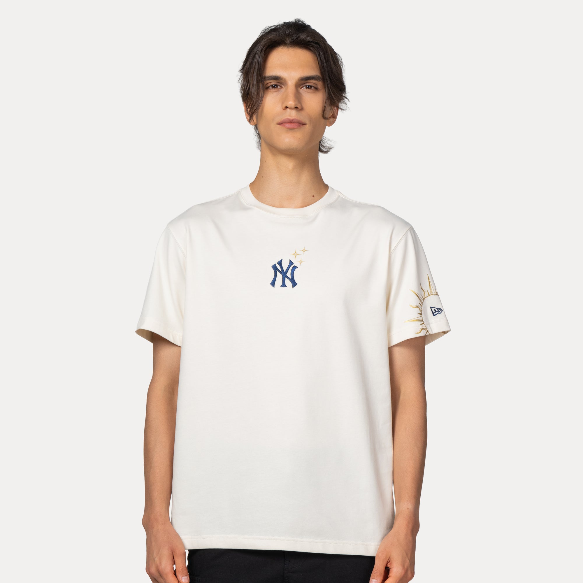 New Era New York Yankees Cosmic Craft Chrome White COOLERA Short Sleeve T-Shirt