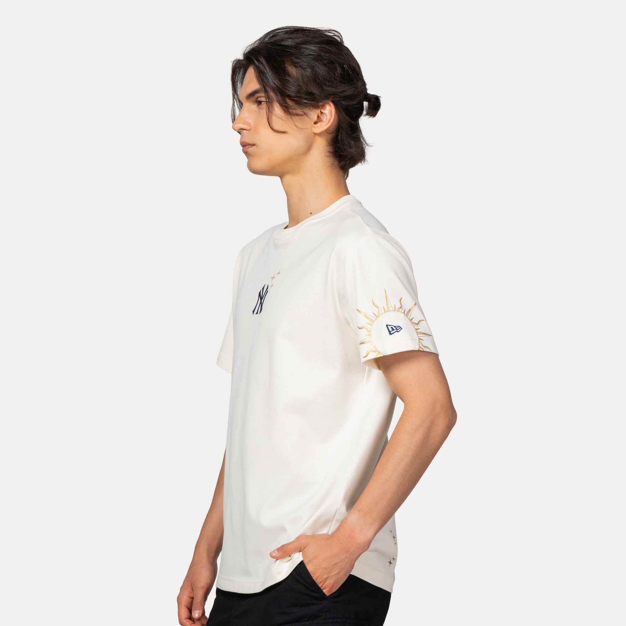 New Era New York Yankees Cosmic Craft Chrome White COOLERA Short Sleeve T-Shirt