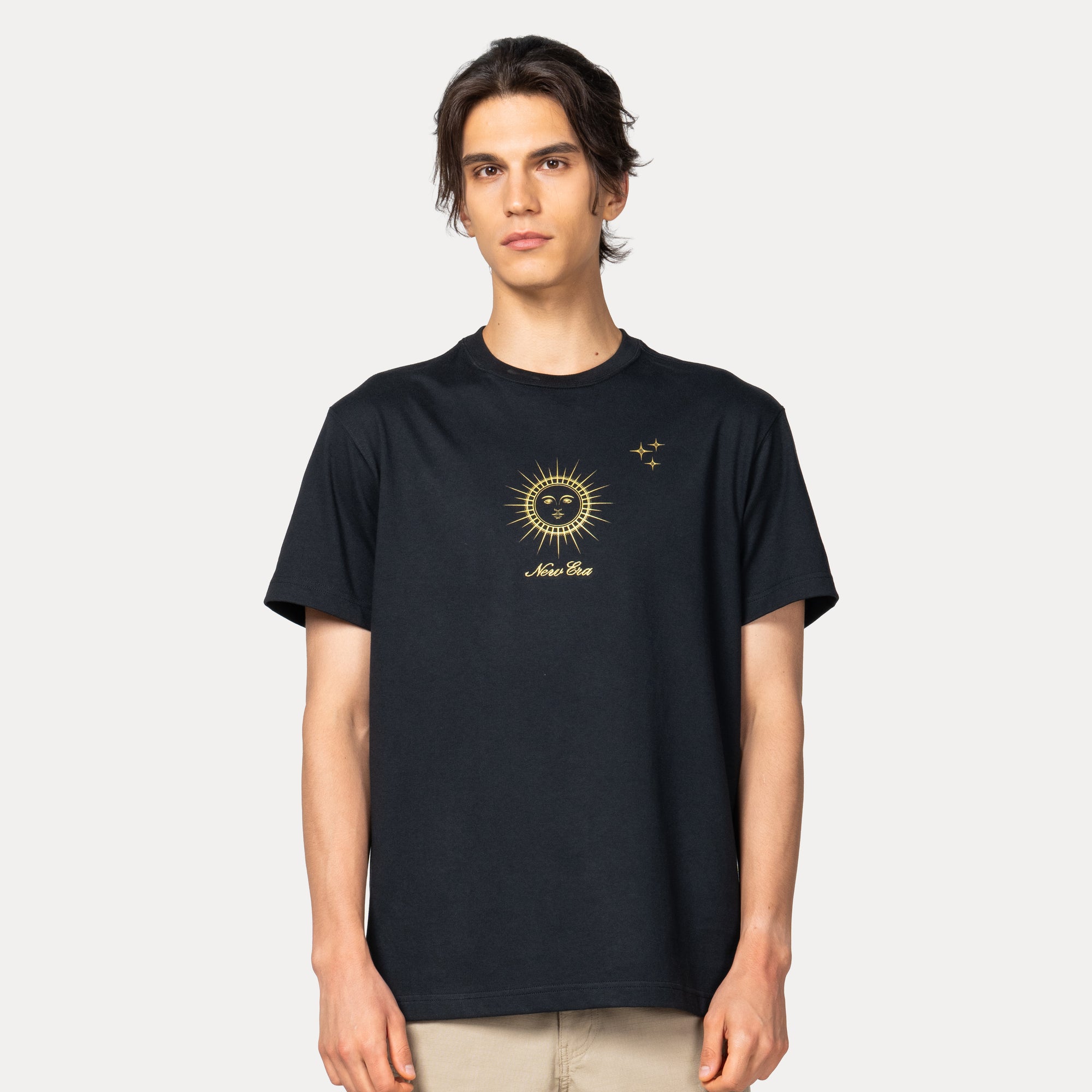 New Era Cosmic Craft Black COOLERA Short Sleeve T-Shirt