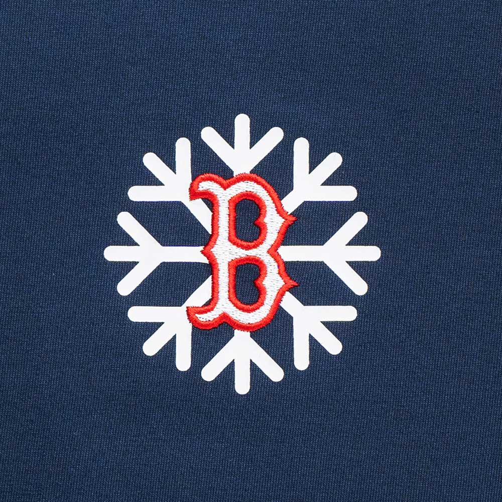 New Era Boston Red Sox Christmas Pack FW25 Oceanside Blue COOLERA Short Sleeve T-Shirt