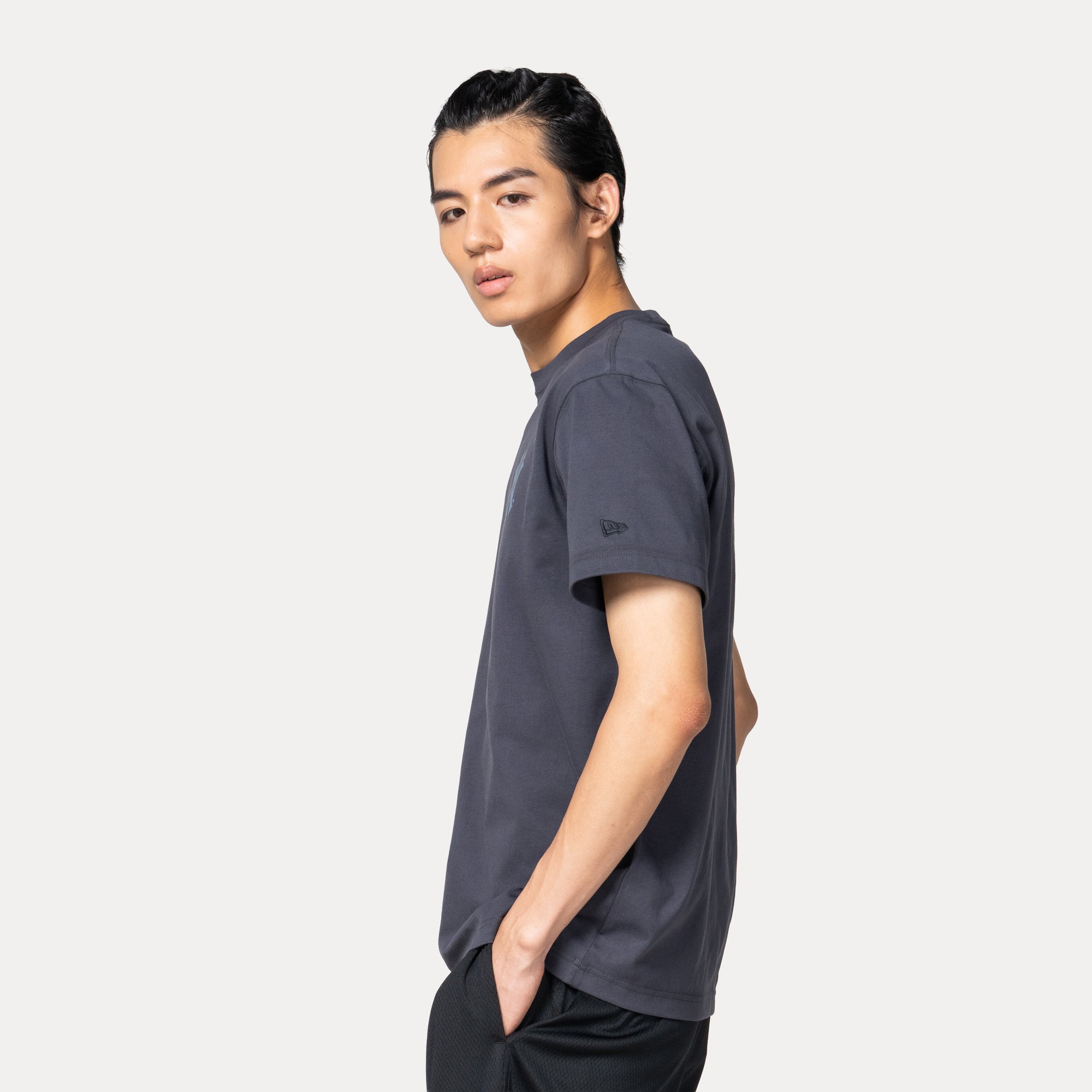 New York Yankees 5950 Pack Metallic Graphite COOLERA Short Sleeve T-Shirt