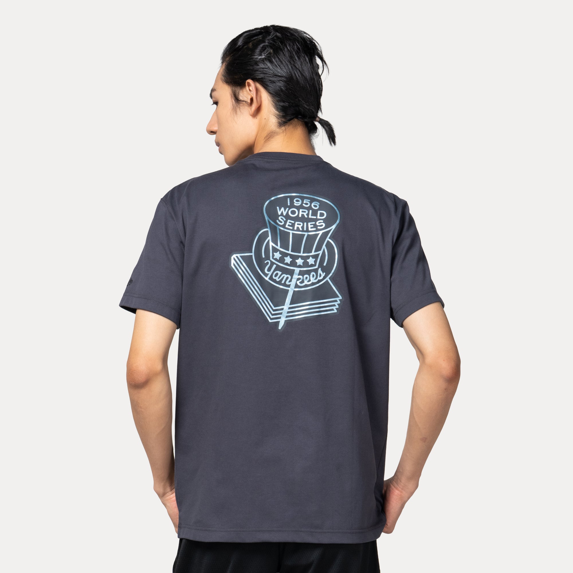 New York Yankees 5950 Pack Metallic Graphite COOLERA Short Sleeve T-Shirt