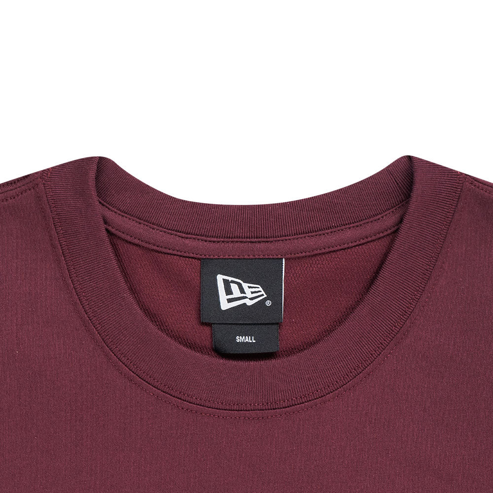 New Era Street Class Maroon COOLERA Oversized Short Sleeve T-Shirt