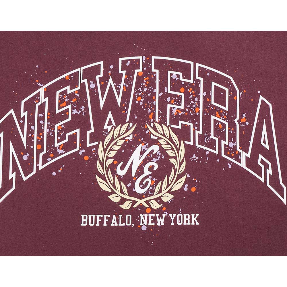 New Era Street Class Maroon COOLERA Oversized Short Sleeve T-Shirt
