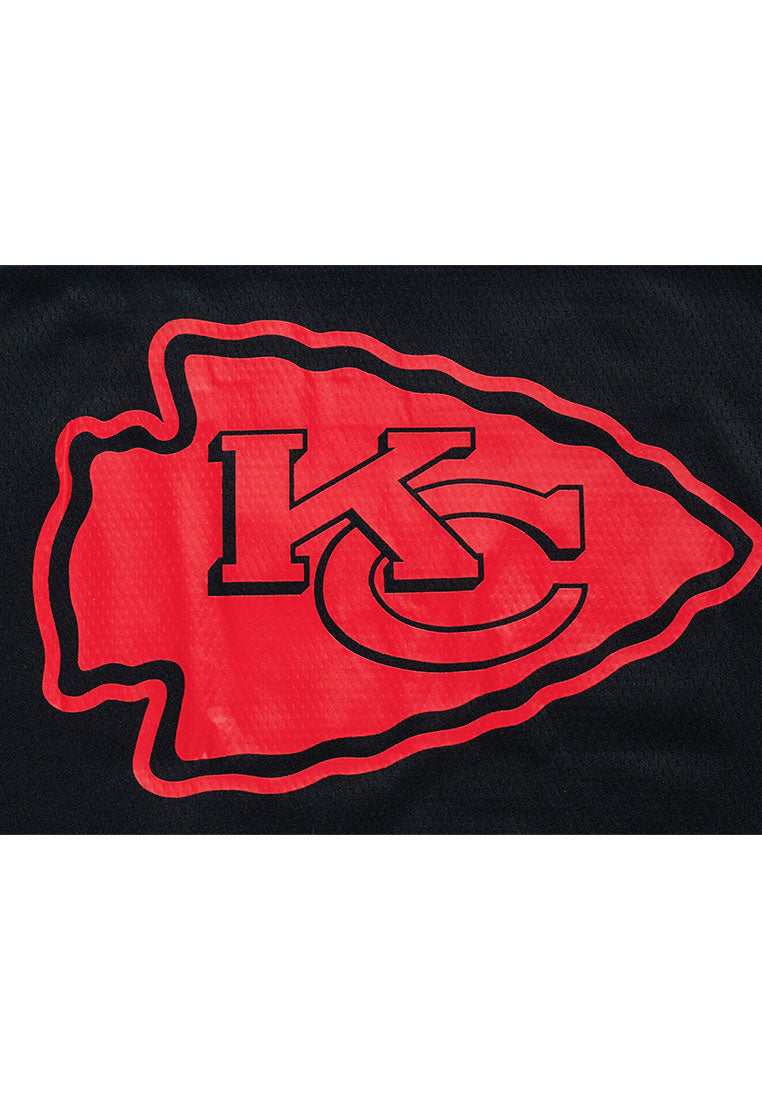 New Era Kansas City Chiefs Historic Black Oversized Short Sleeve T-Shirt
