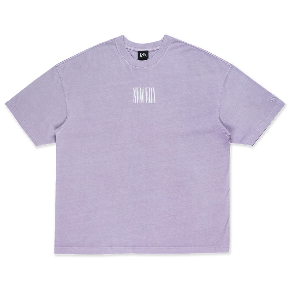 New Era 1920 Wordmark 90s Vibe Soft Lavender Oversized Short Sleeve T-Shirt