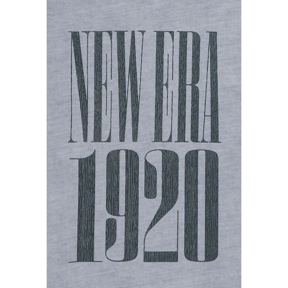 New Era 1920 Wordmark 90s Vibe Dolphin Grey Oversized Short Sleeve T-Shirt