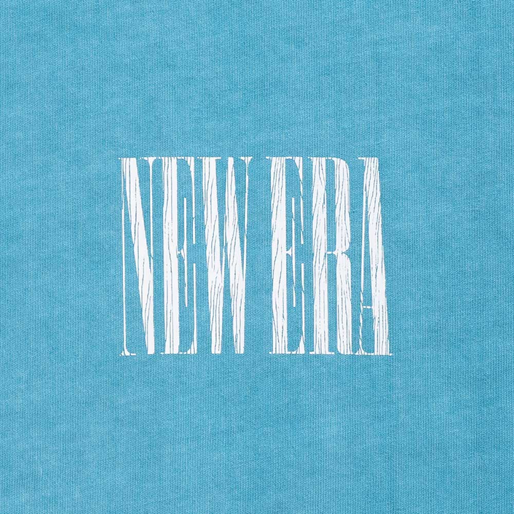 New Era 1920 Wordmark 90s Vibe Blue Foam Oversized Short Sleeve T-Shirt