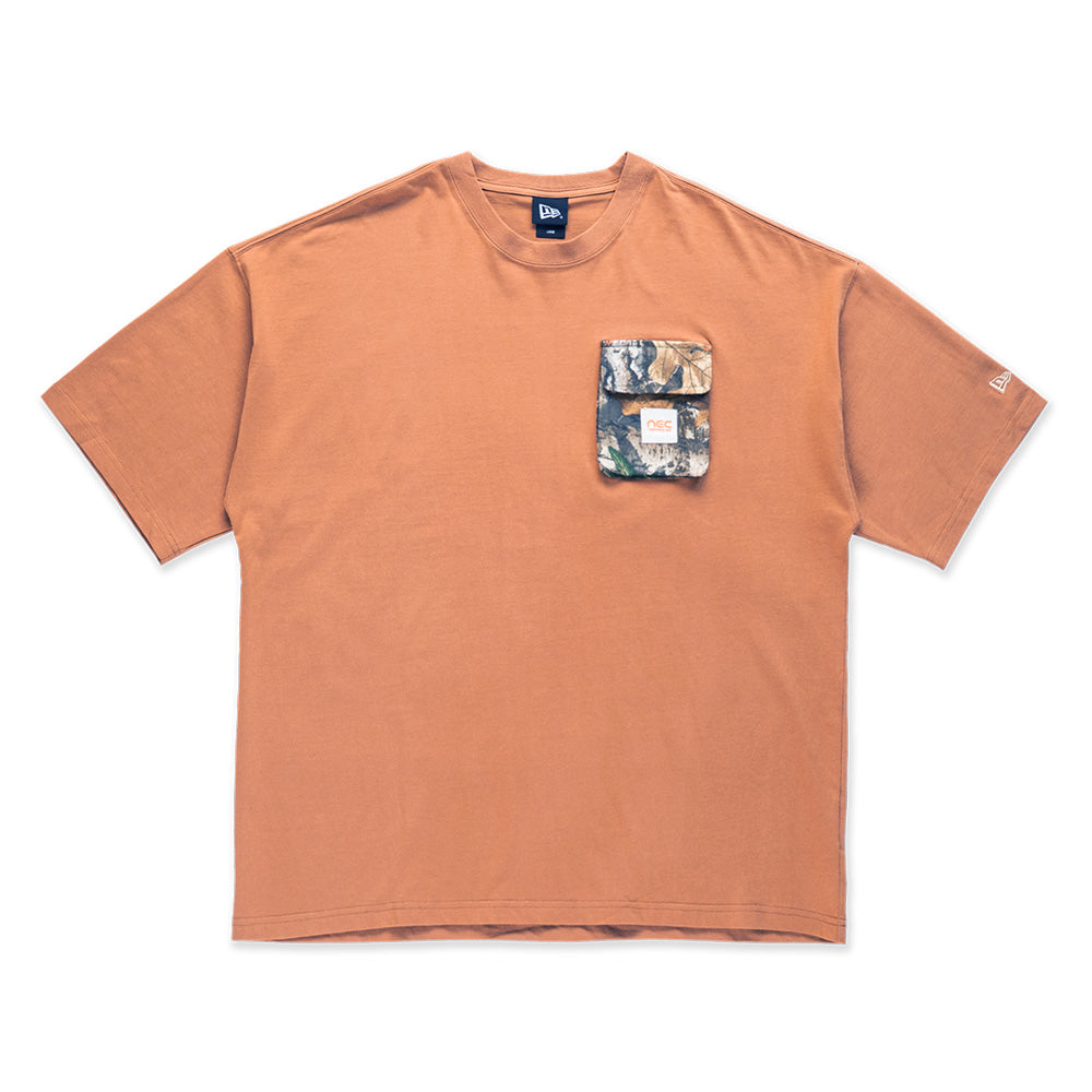 New Era Earthy Skin Light Bronze Oversized Short Sleeve T-Shirt