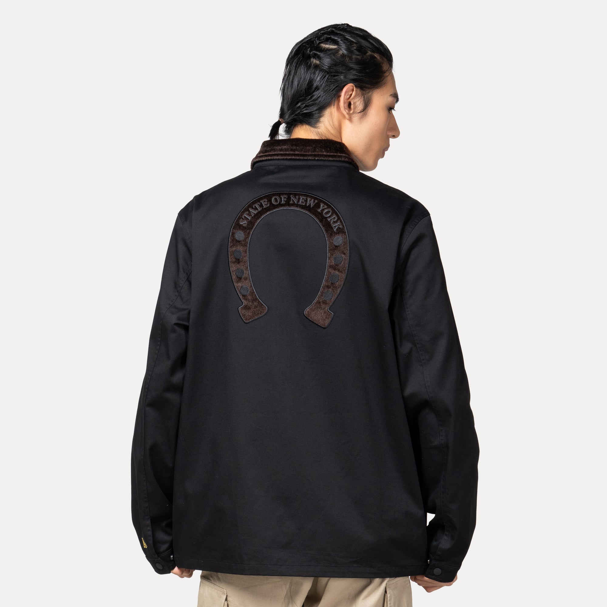 Wordmark Year of the Horse Black Work Jacket