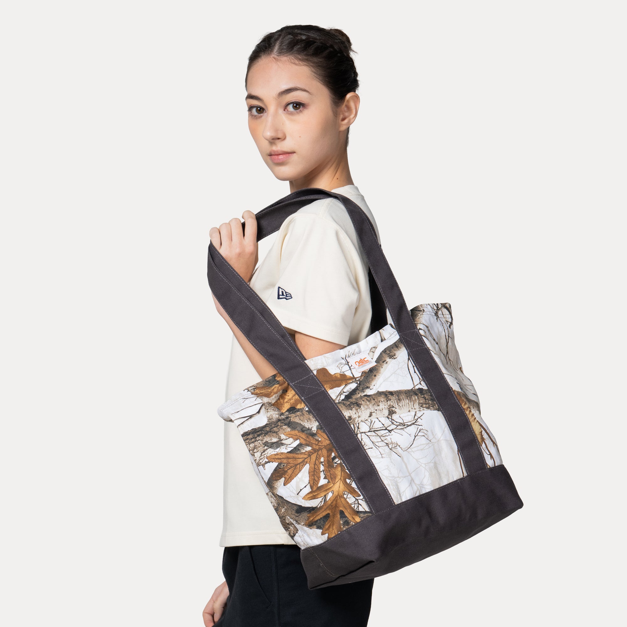 New Era Earthy Skin Real Tree Snow Tote Bag