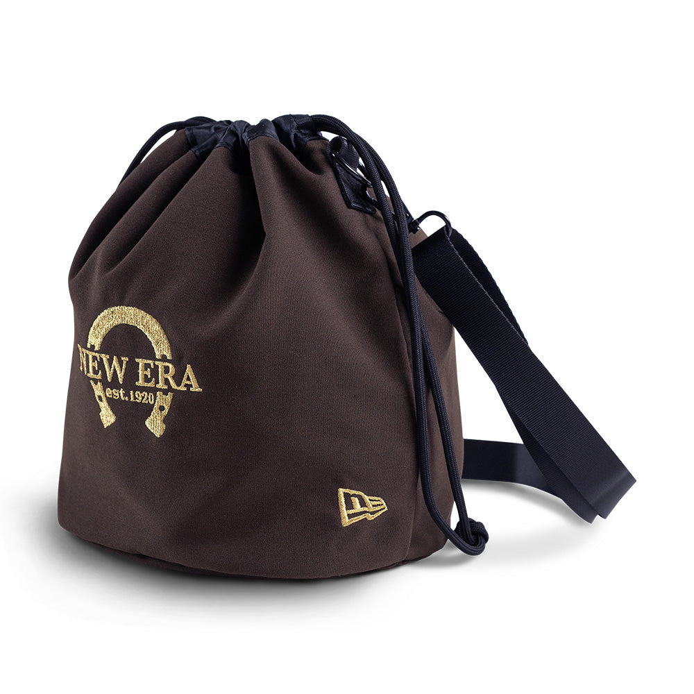New Era Wordmark Year of the Horse Walnut Drawstring Shoulder Bag