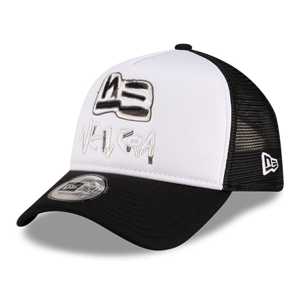 New Era x Shohei Ochiai White Black 9FORTY A-Frame Snapback Trucker Cap (Limited Exclusive)
