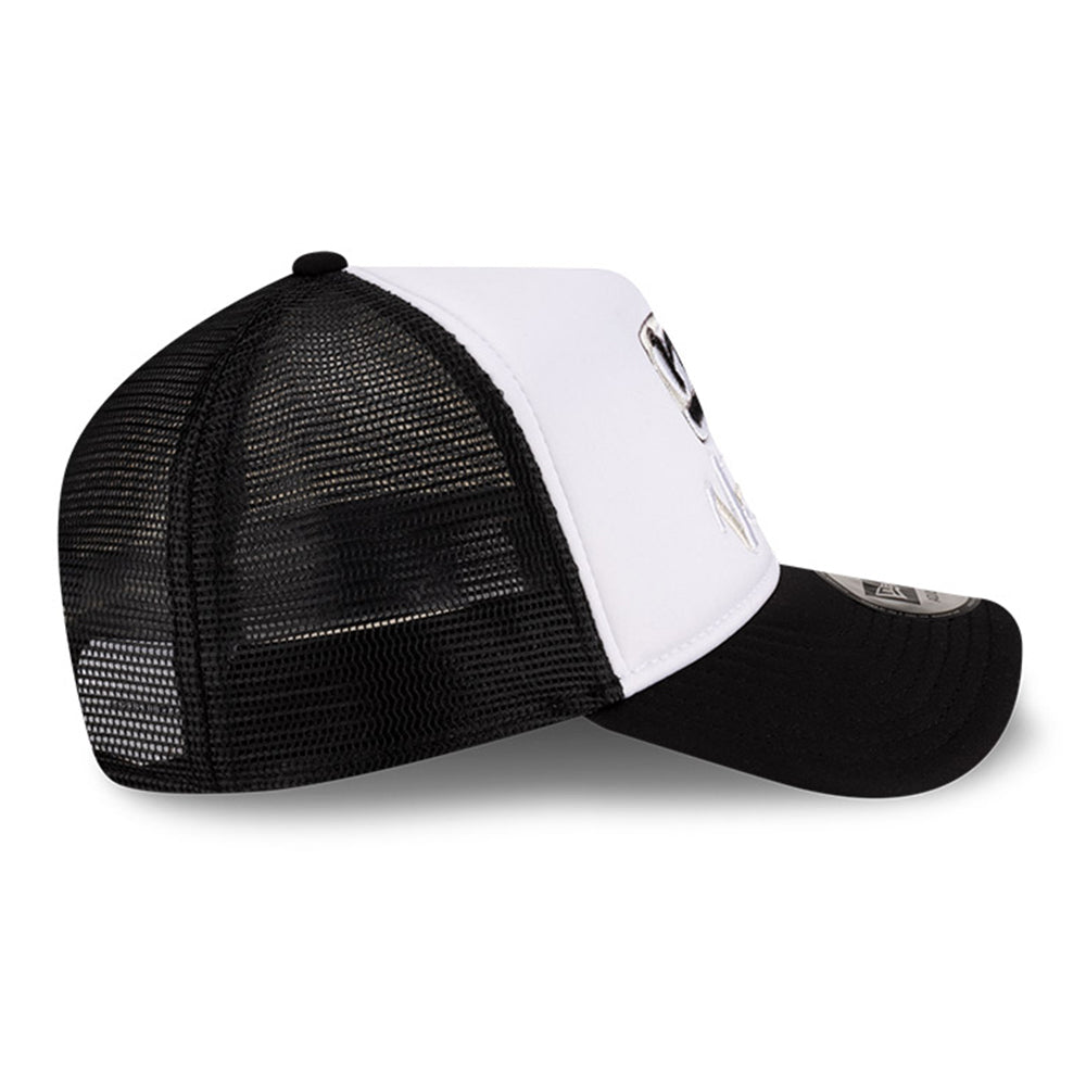 New Era x Shohei Ochiai White Black 9FORTY A-Frame Snapback Trucker Cap (Limited Exclusive)
