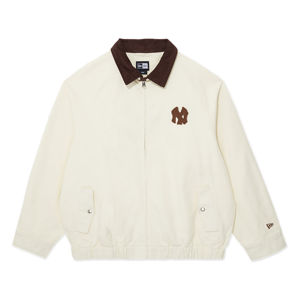 New Era New York Yankees Western Street Ivory Harrington Woven Jacket