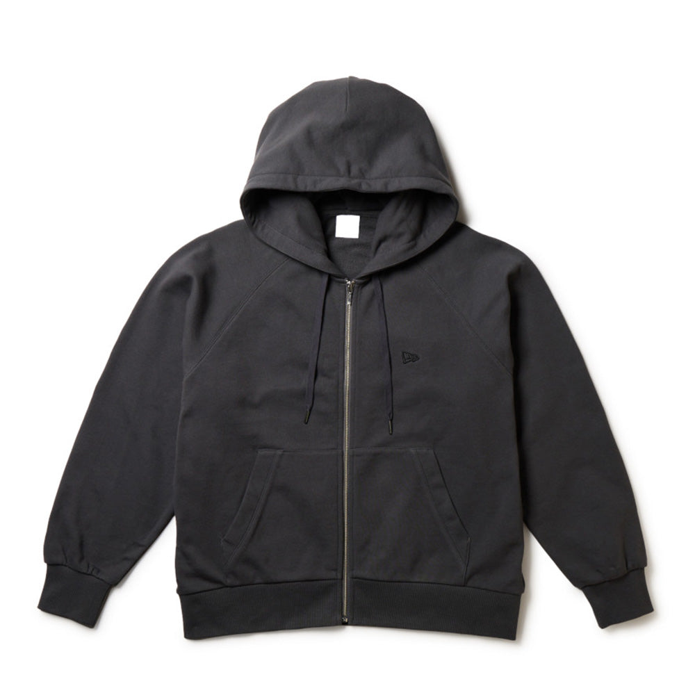 New Era Wordmark Garment Dye Black Hoodie