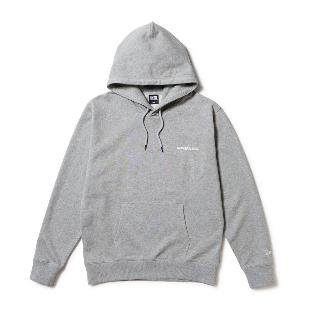 New Era 1920 Wordmark Heather Grey Sweat Pullover Hoodie