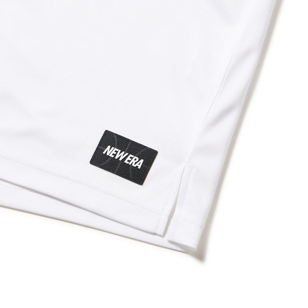 New Era Wordmark College Logo White Long Sleeve T-Shirt