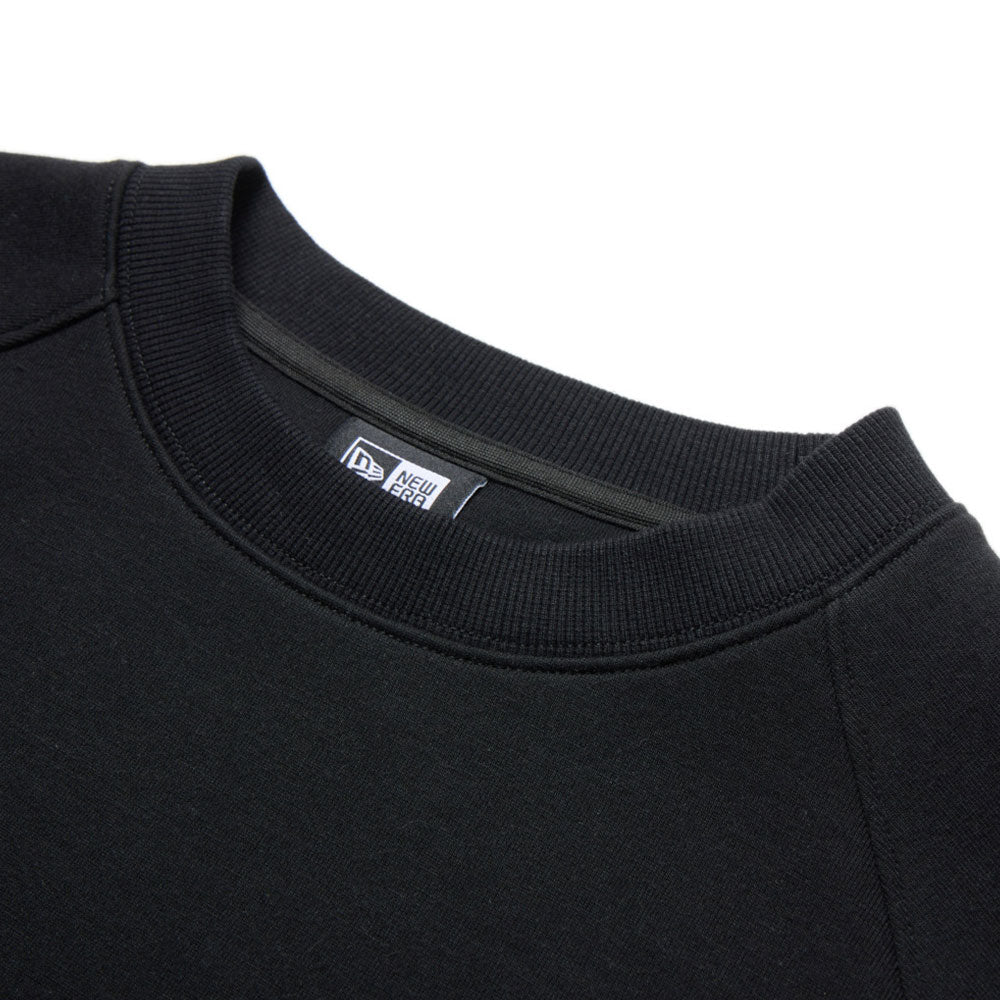 New Era 1920 Wordmark Black Tech Crewneck Sweatshirt