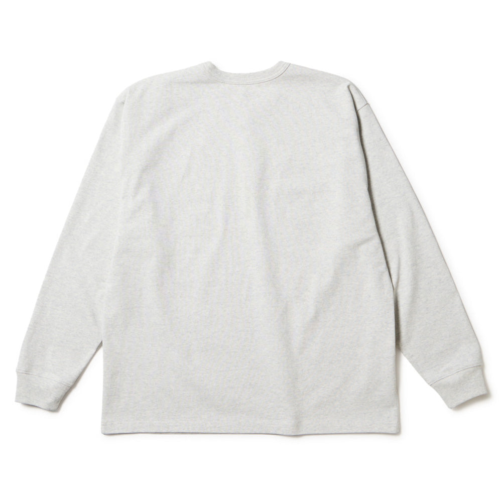 New Era College Gray Oversized Long Sleeve T-Shirt
