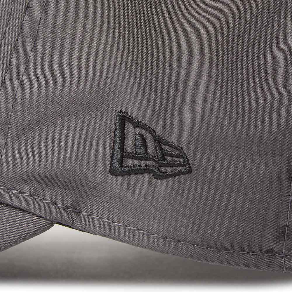 New Era Wordmark Logo Prolight Graphite 9FORTY Long Visor Open Back Adjustable Cap
