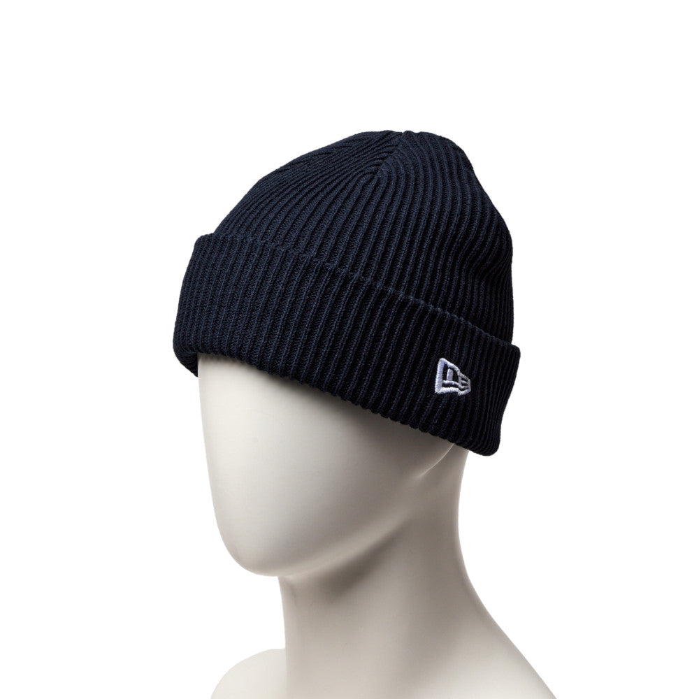 New Flag Logo Navy Rib Cuff Knit Beanie