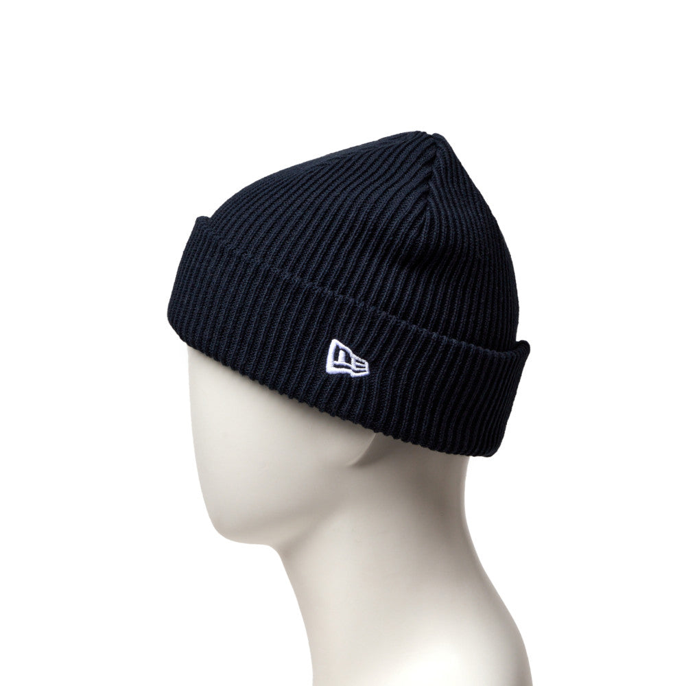 New Flag Logo Navy Rib Cuff Knit Beanie