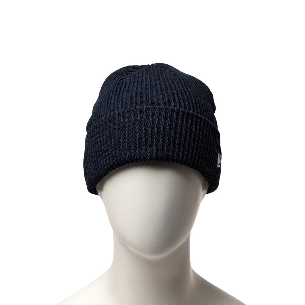 New Flag Logo Navy Rib Cuff Knit Beanie