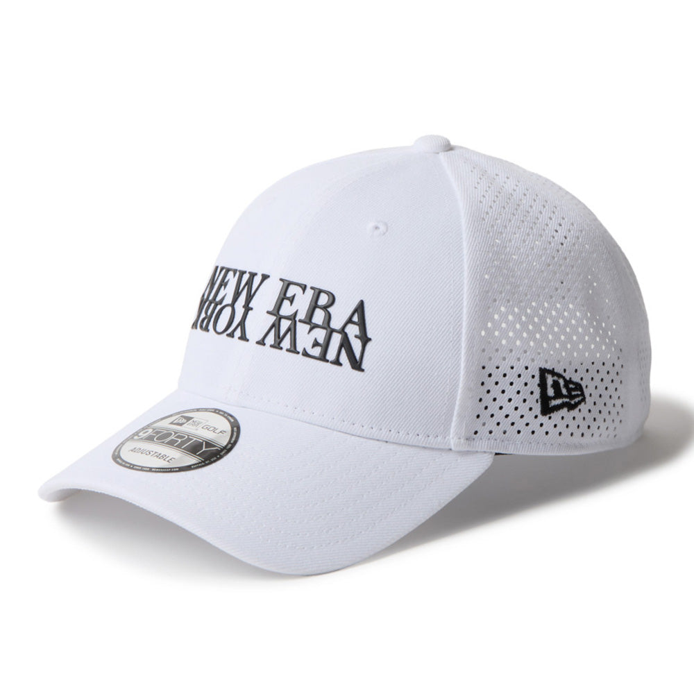 New Era New York Golf Laser Perforated White 9FORTY Adjustable Cap