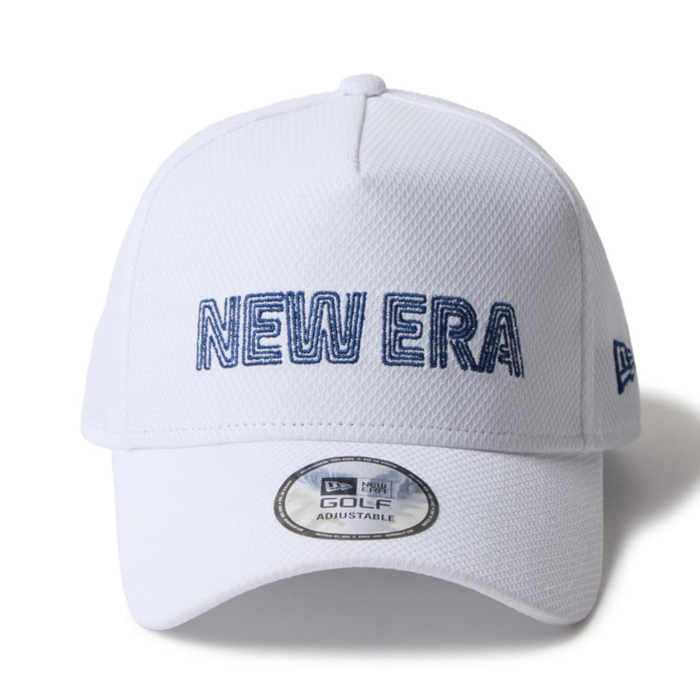 New Era Wordmark Neon Logo Tube White 9FORTY Adjustable Cap