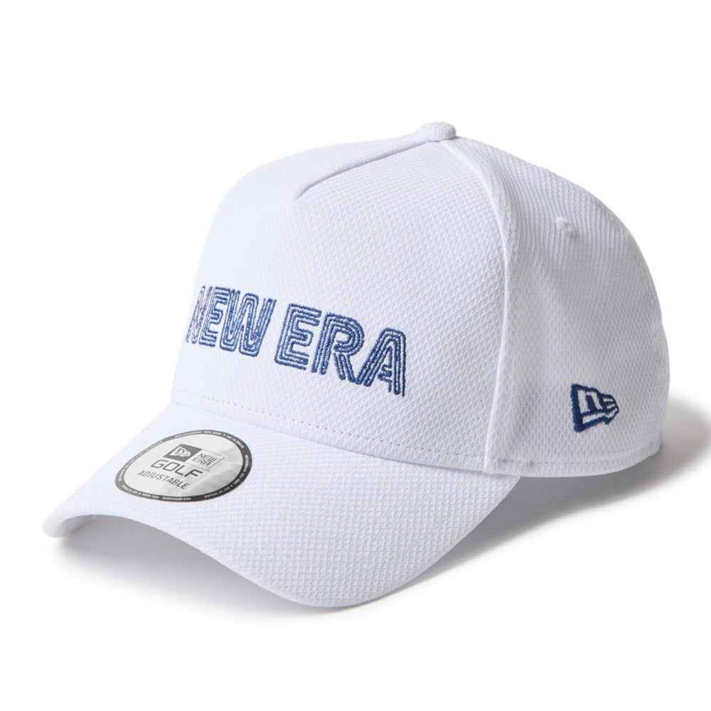 New Era Wordmark Neon Logo Tube White 9FORTY Adjustable Cap