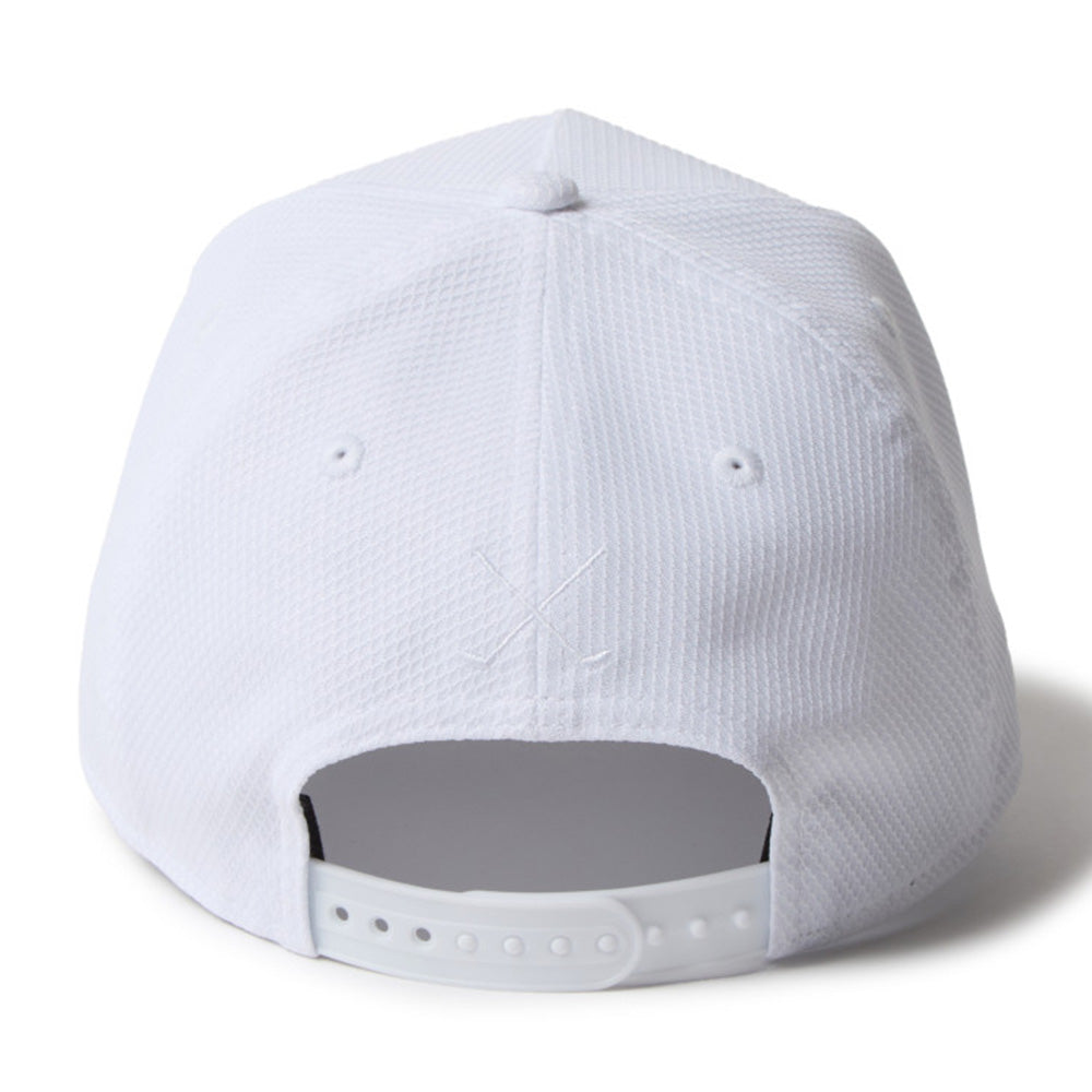 New Era Wordmark Neon Logo Tube White 9FORTY Adjustable Cap