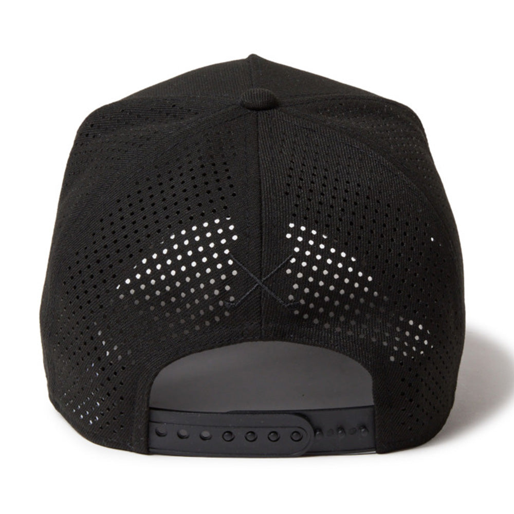 New Era Golf Script Classic NE Black 9FORTY A-Frame Snapback Cap