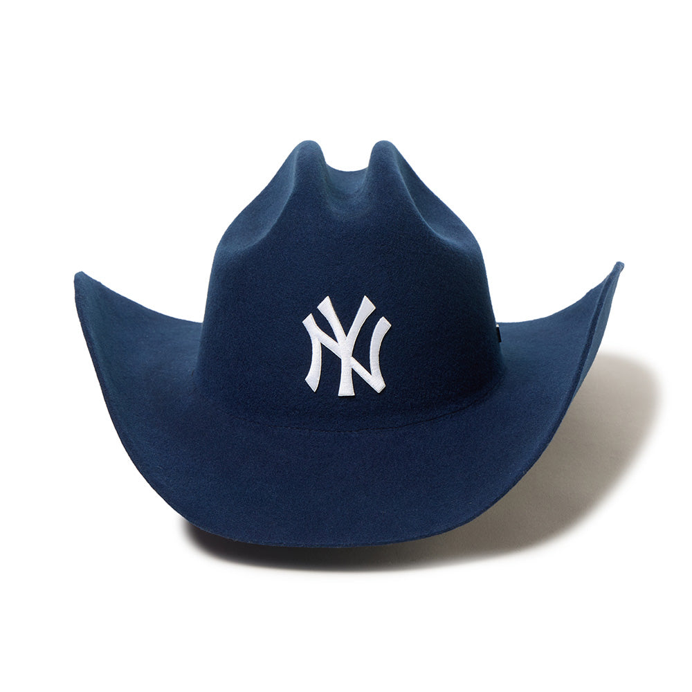 New Era New York Yankees Navy Wool Felt Cowboy Hat