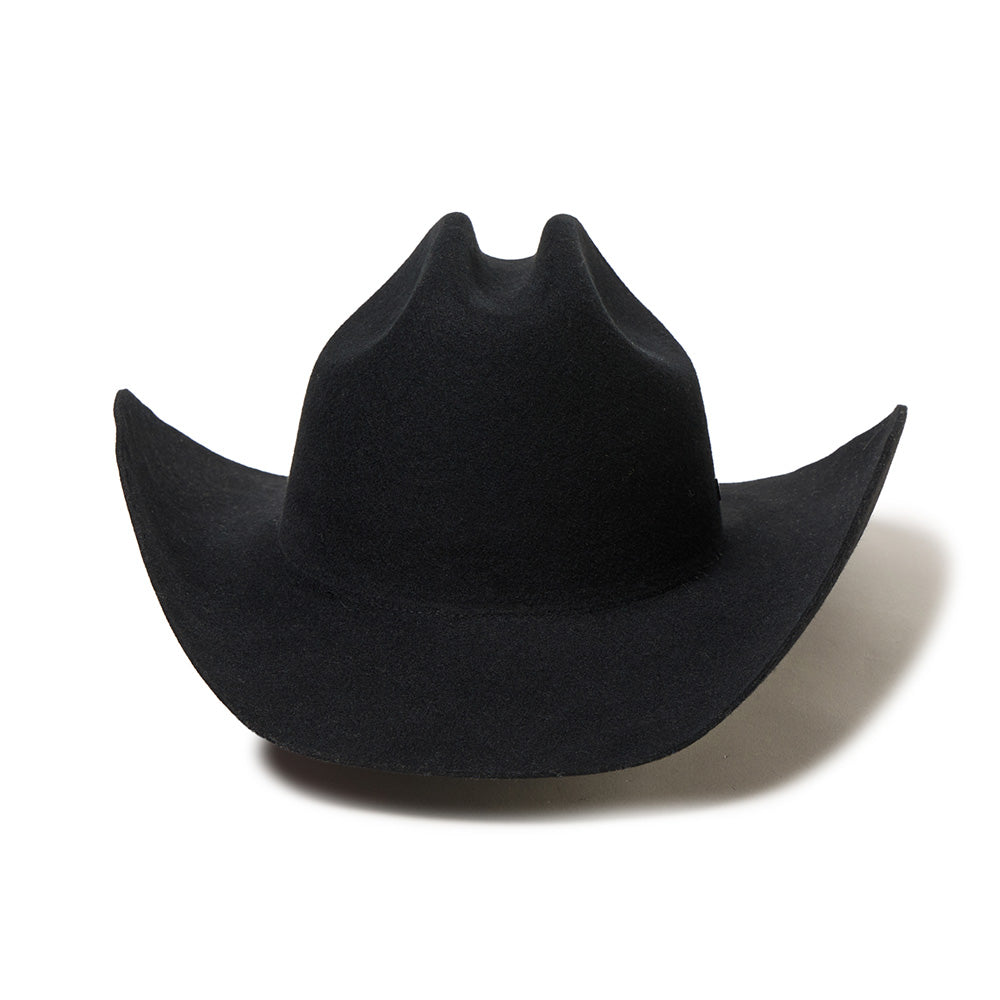 New Era Black Wool Felt Cowboy Hat
