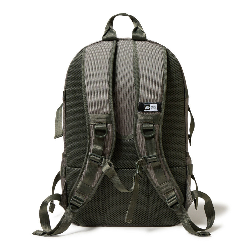 New Era Box Logo Olive Cord Backpack