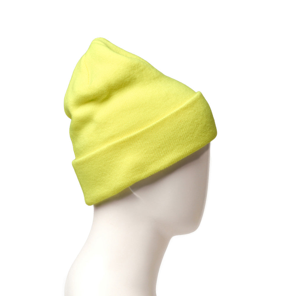 New Era Basic Neon Yellow Cuff Knit Beanie