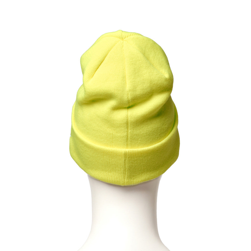 New Era Basic Neon Yellow Cuff Knit Beanie
