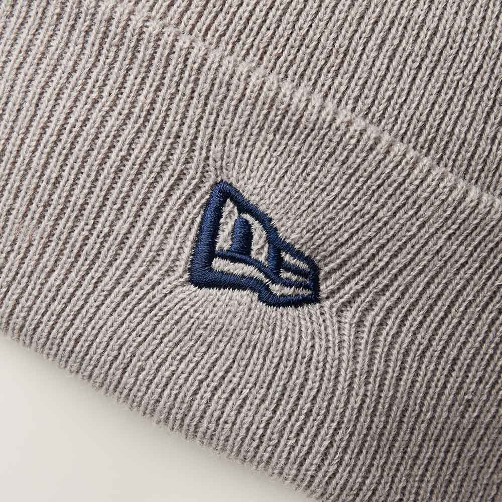 New Era New York Yankees Light Grey Basic Cuff Knit Beanie