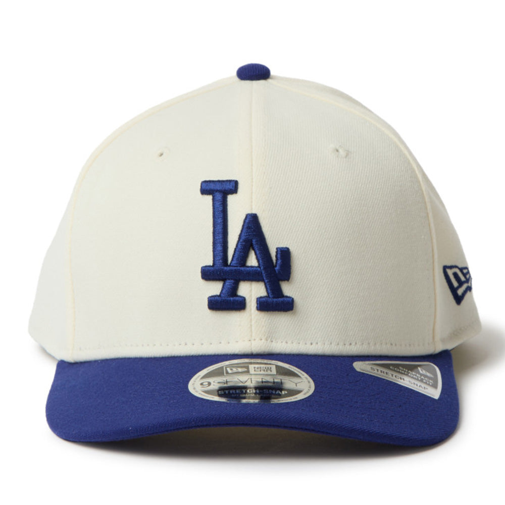 New Era Los Angeles Dodgers White 9SEVENTY Stretch Snapback Cap