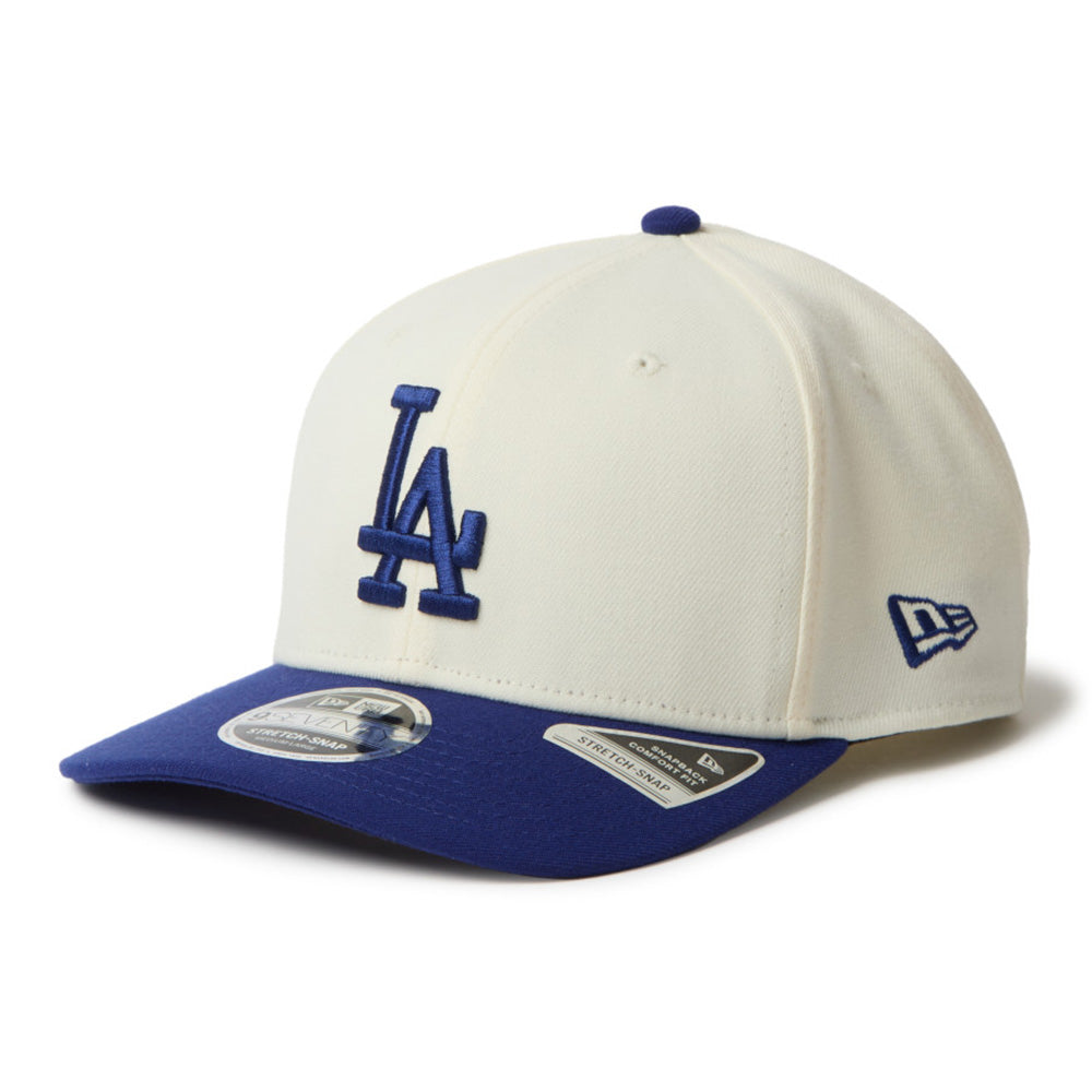 New Era Los Angeles Dodgers White 9SEVENTY Stretch Snapback Cap
