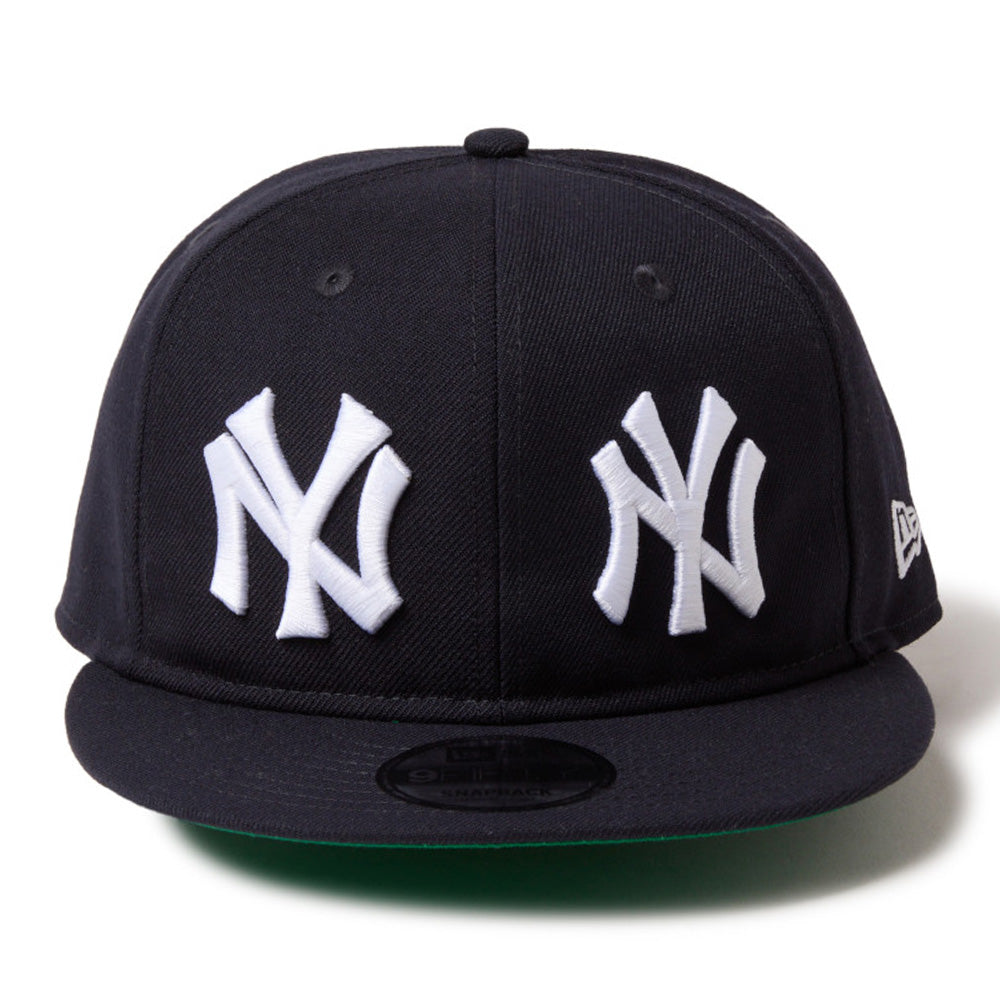 New Era New York Yankees Double Logo Navy 9FIFTY Snapback Cap
