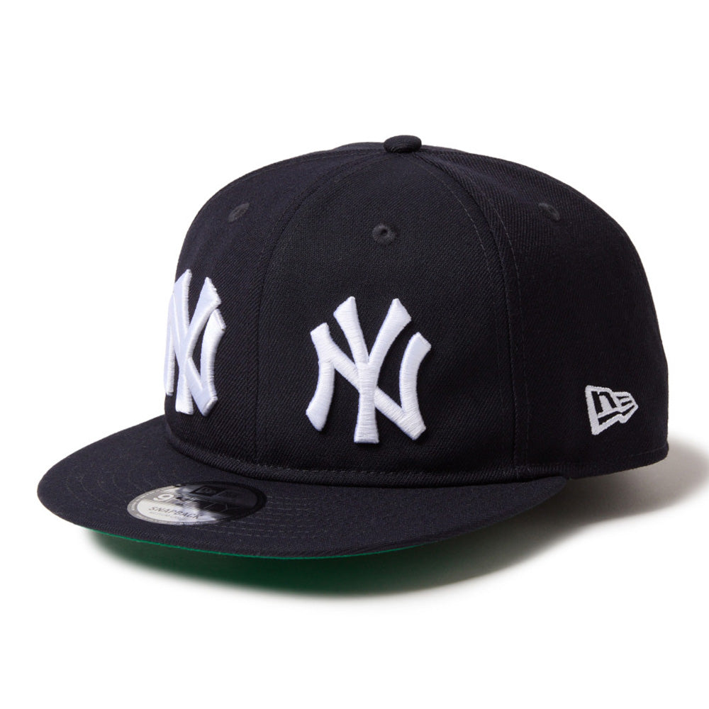New Era New York Yankees Double Logo Navy 9FIFTY Snapback Cap