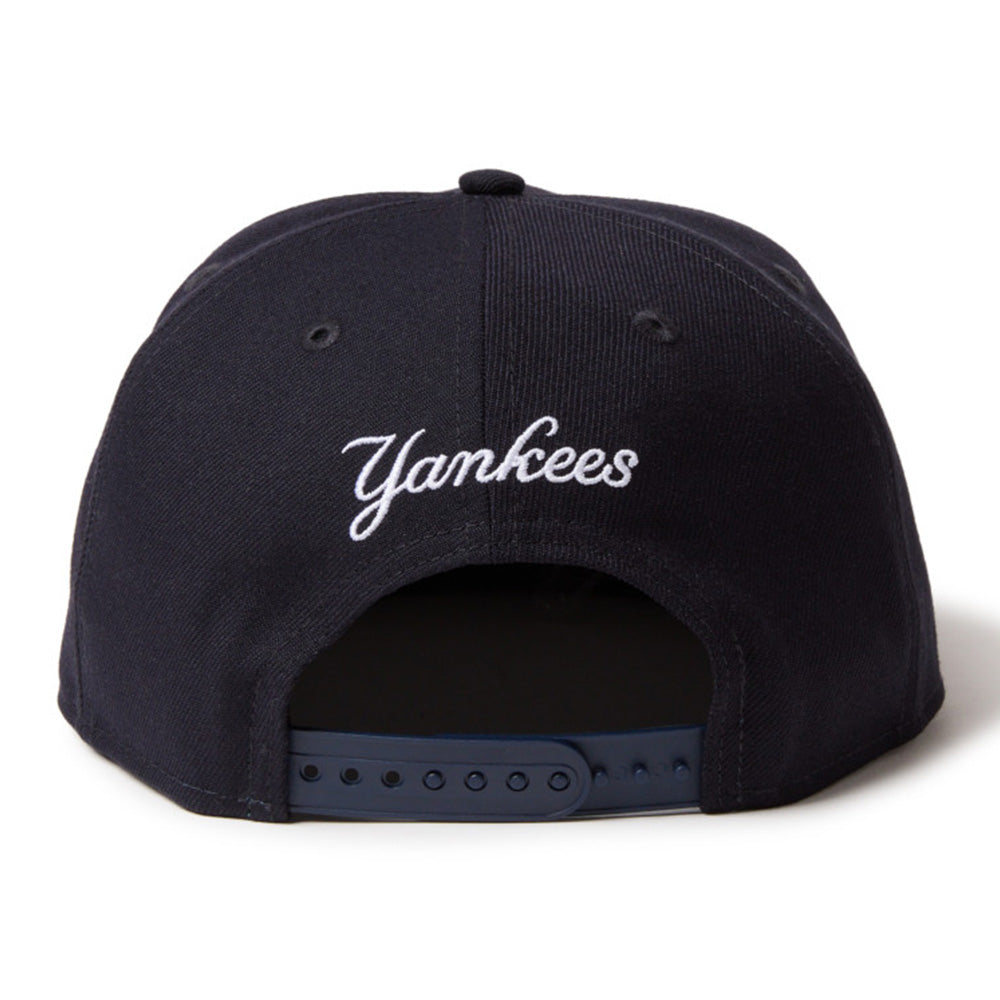 New Era New York Yankees Double Logo Navy 9FIFTY Snapback Cap