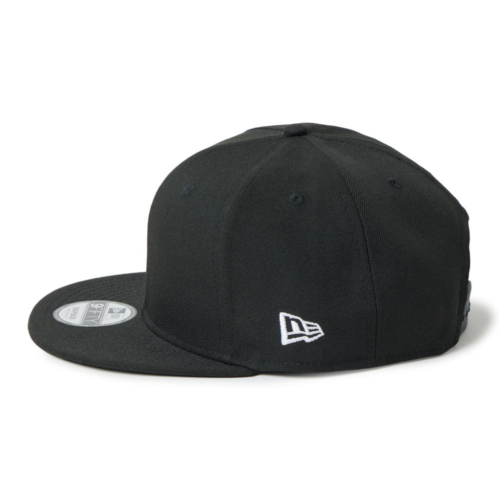 New Era Wordmark Essential Black 9FIFTY Snapback Cap