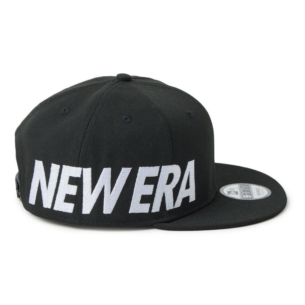 New Era Wordmark Essential Black 9FIFTY Snapback Cap