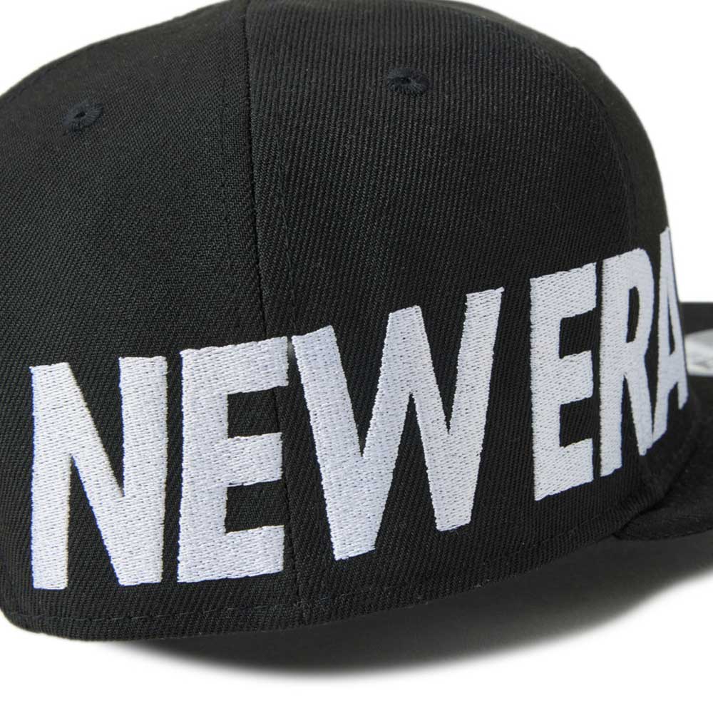 New Era Wordmark Essential Black 9FIFTY Snapback Cap