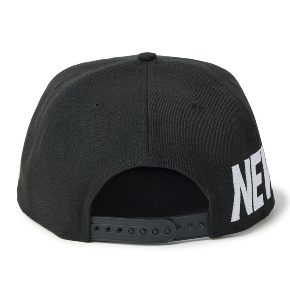 New Era Wordmark Essential Black 9FIFTY Snapback Cap