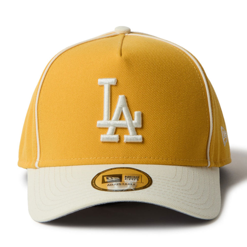 New Era Los Angeles Dodgers Pipping Two Tone Gold 9FORTY Adjustable Cap